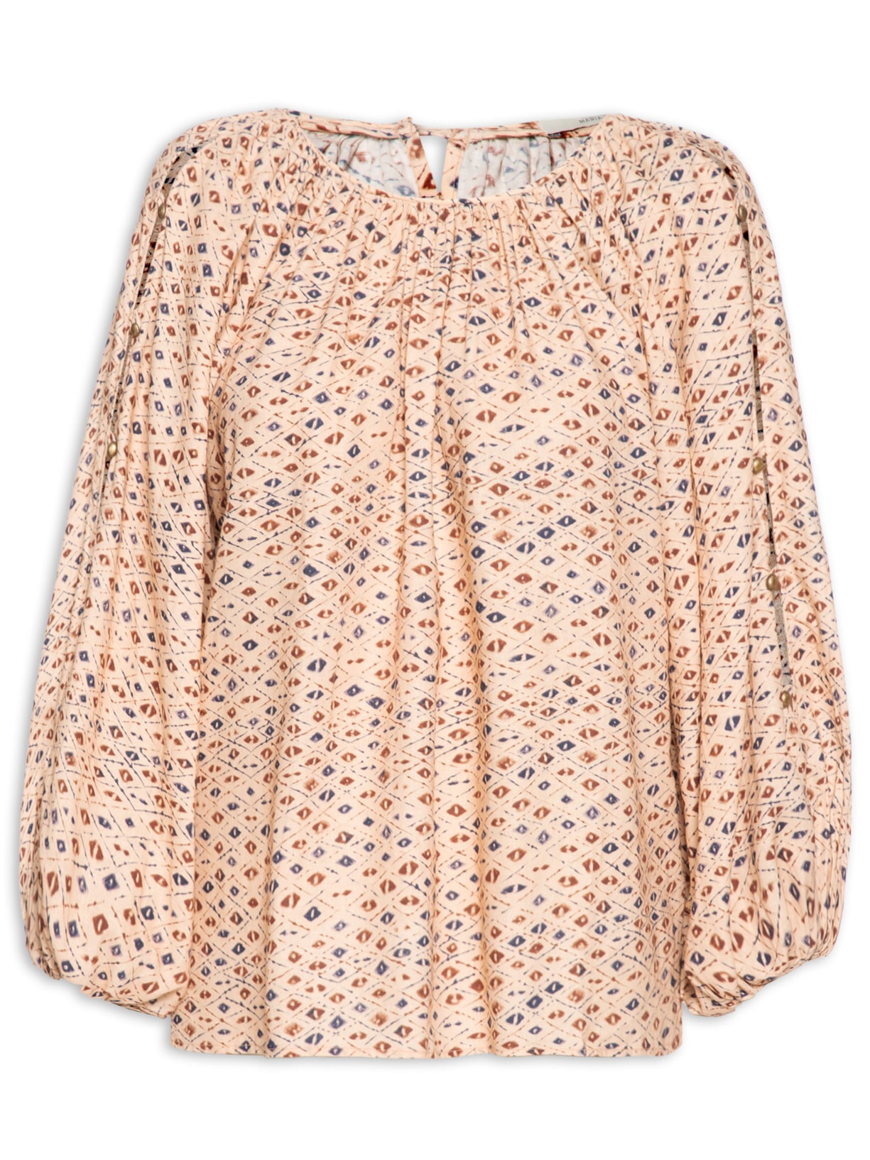 Blusa Feminina Estampa Ink - Bege