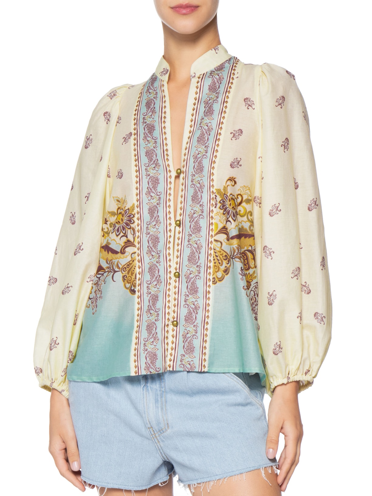 Blusa Feminina Estampa Leveza Bege Dress To