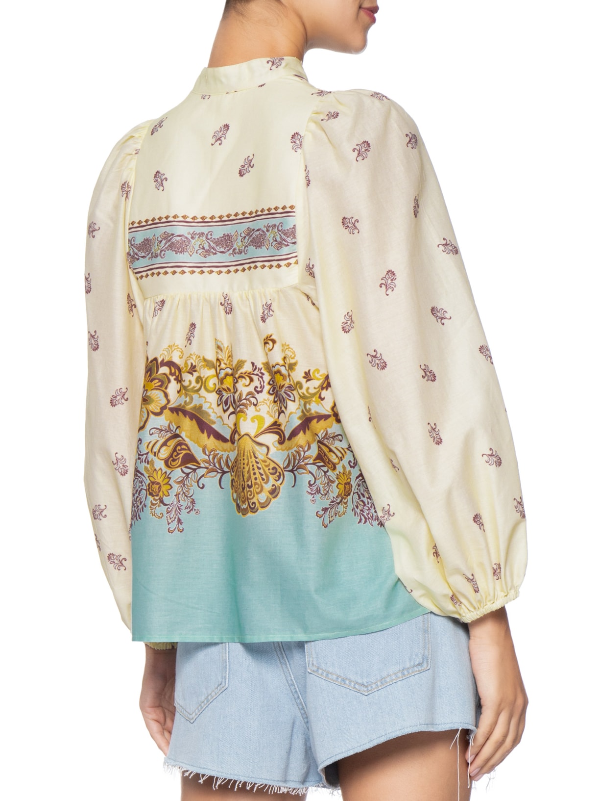 Blusa Feminina Estampa Leveza Bege Dress To