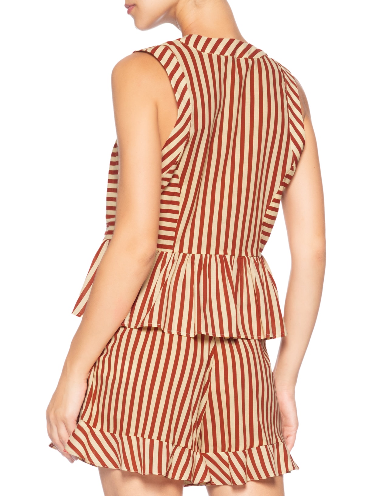 Blusa Feminina Estampa Listra – Vermelho Dress To