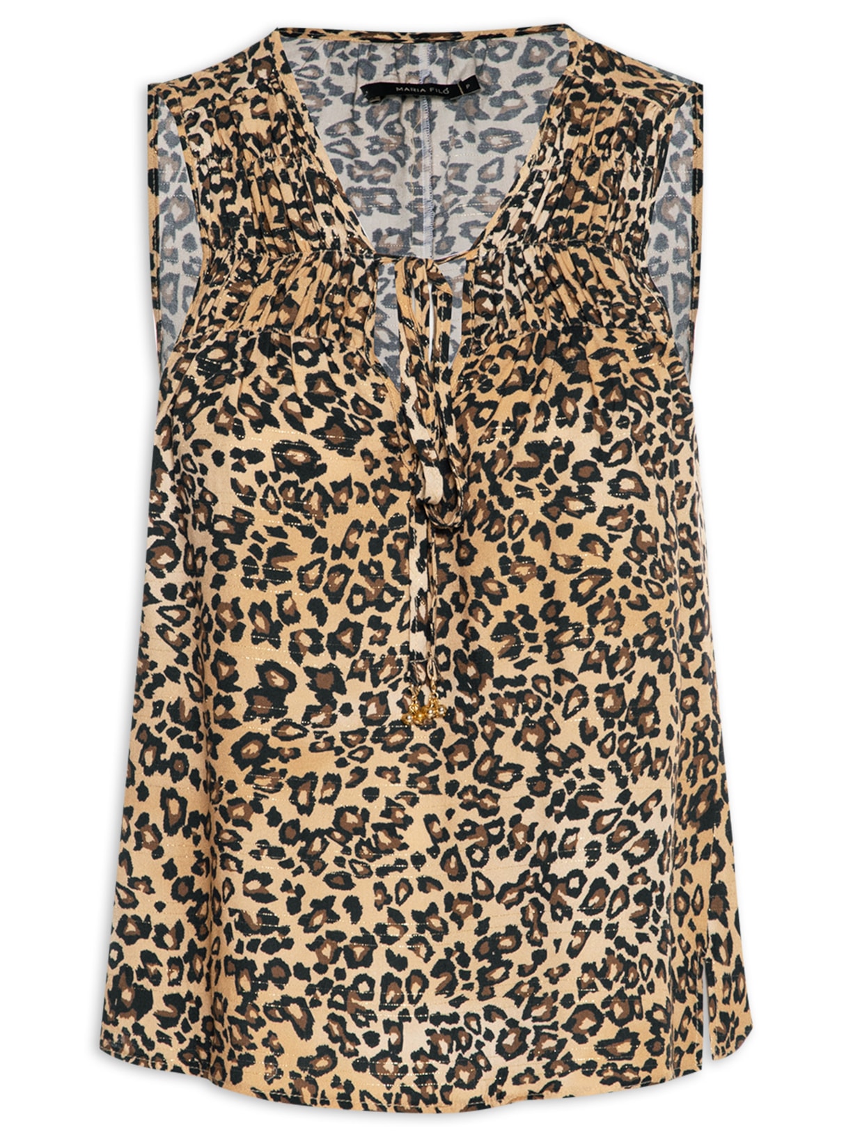 Blusa Feminina Estampa Los Roques Animal Print Maria Filó