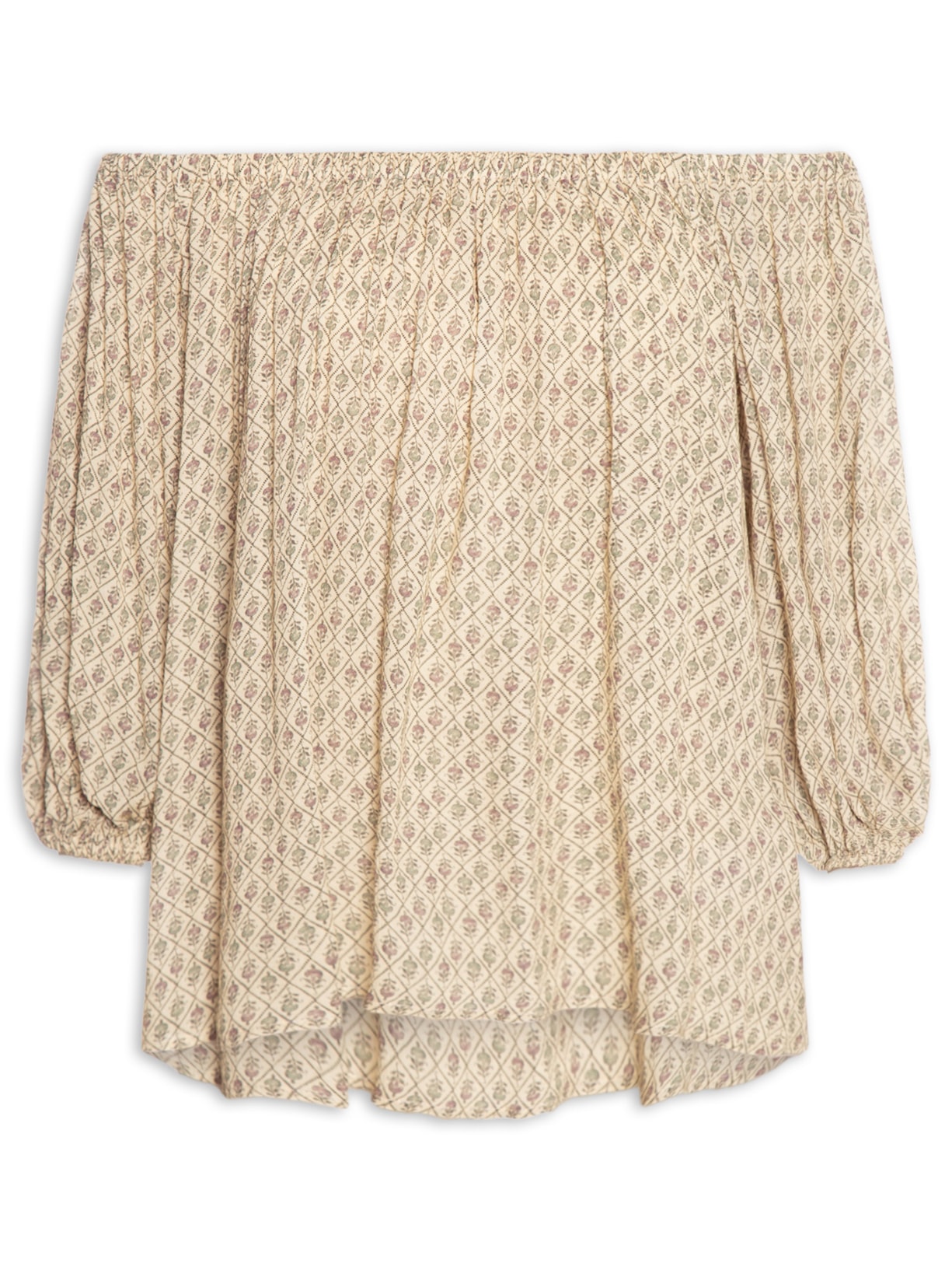 Blusa Feminina Estampa Lupine - Bege