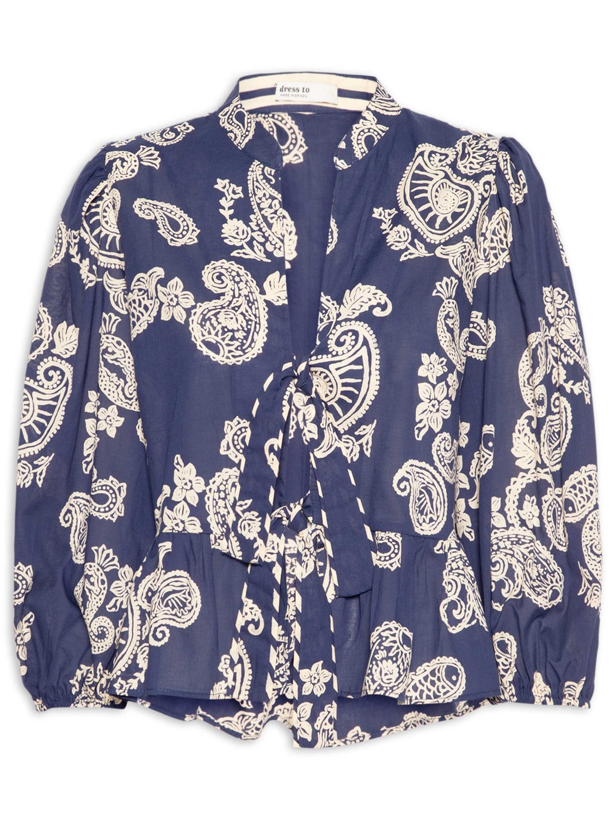 Blusa Feminina Estampa Marinha Mix – Azul Dress To
