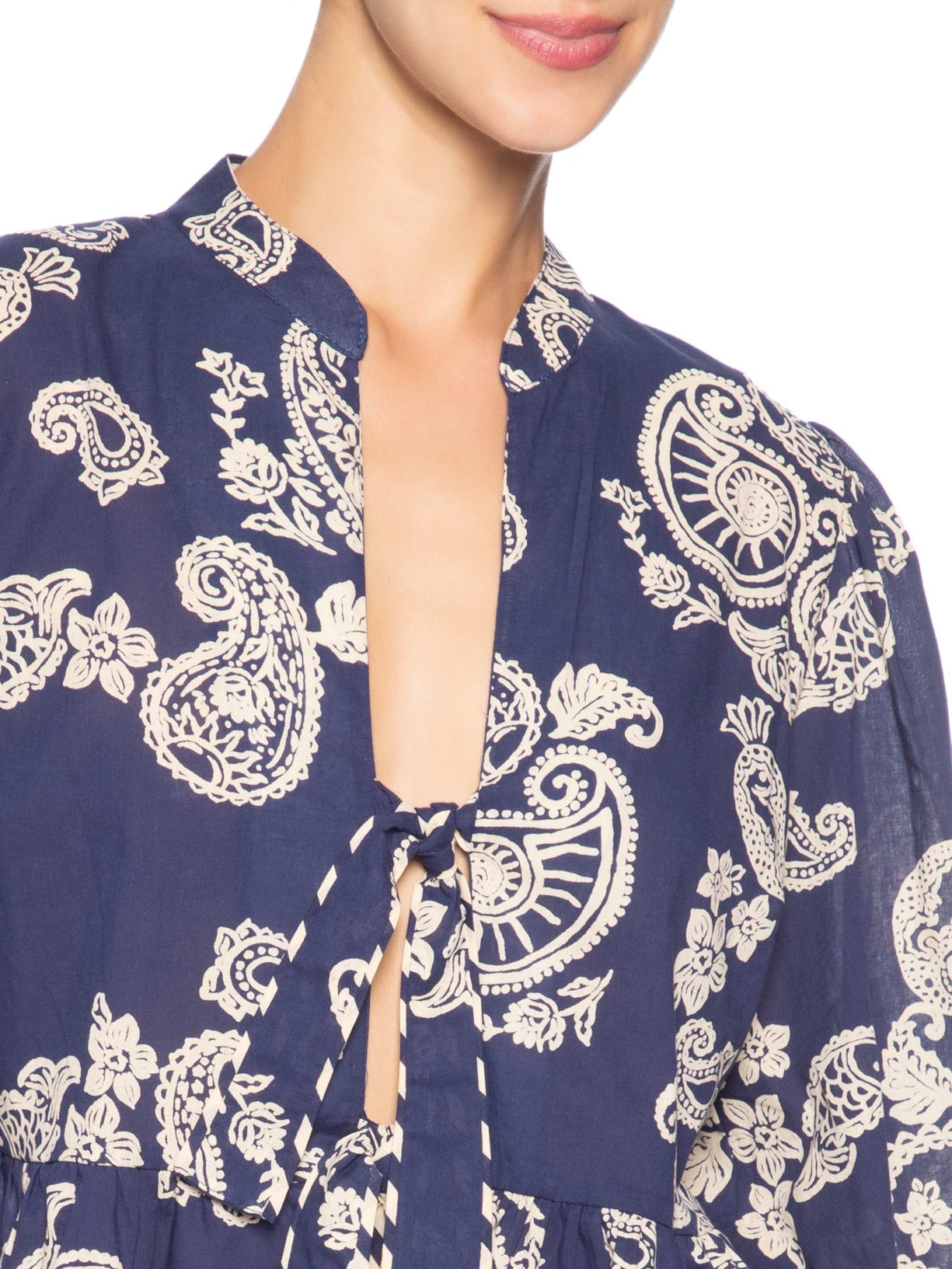 Blusa Feminina Estampa Marinha Mix – Azul Dress To