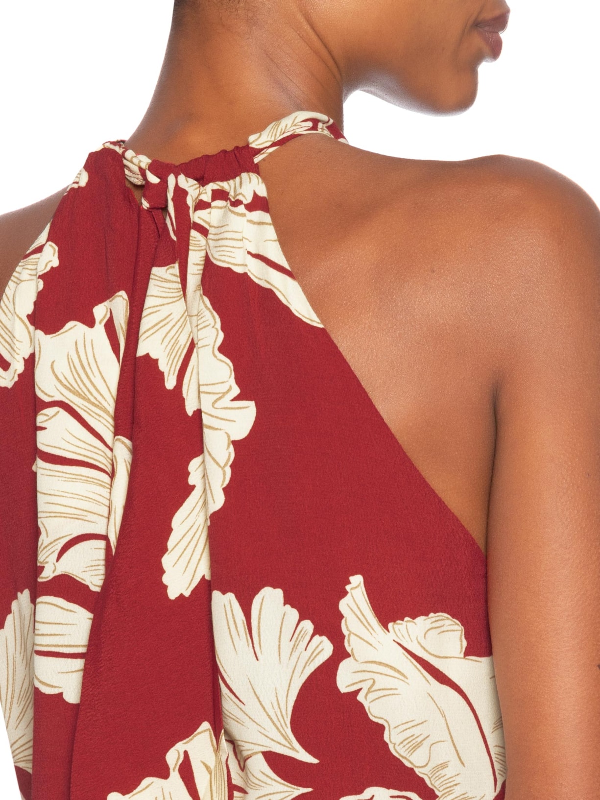 Blusa Feminina Estampa Pétala Vermelho Dress To