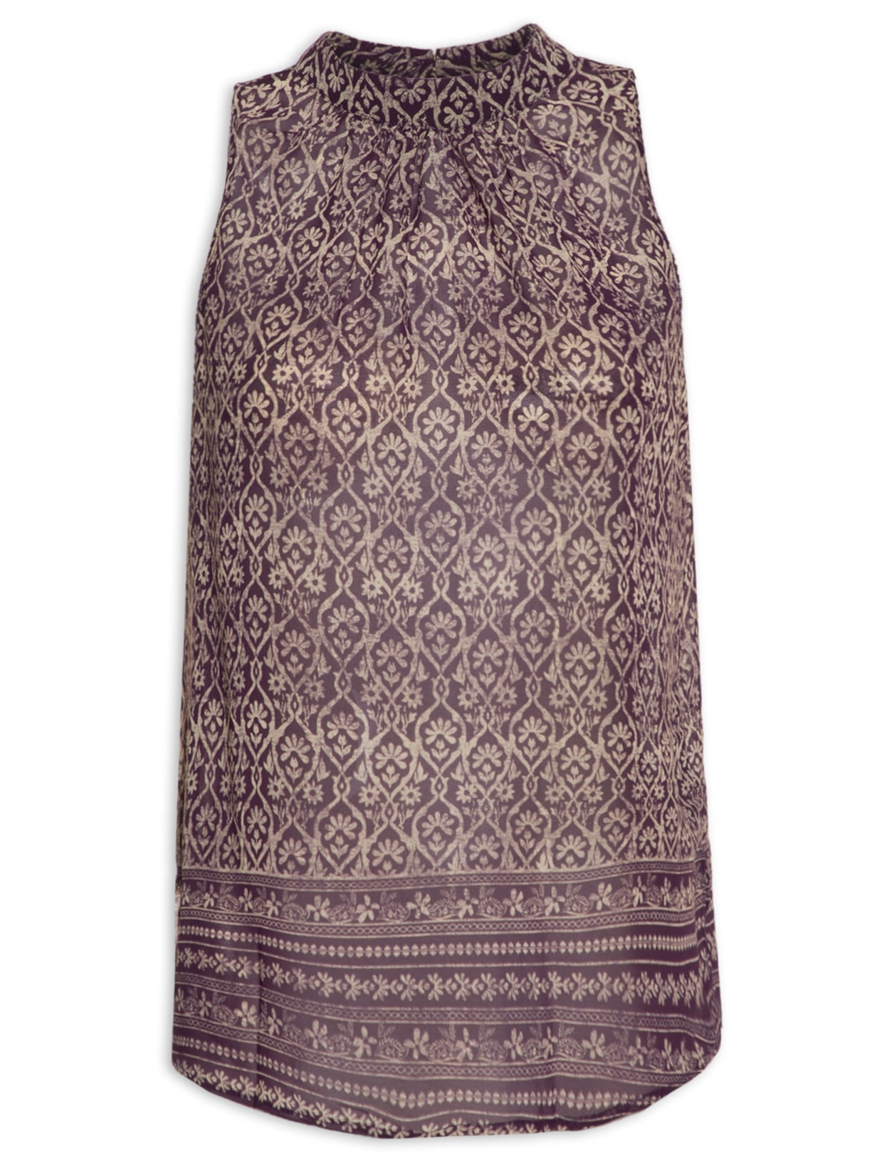 Blusa Feminina Estampa Recanto - Roxo