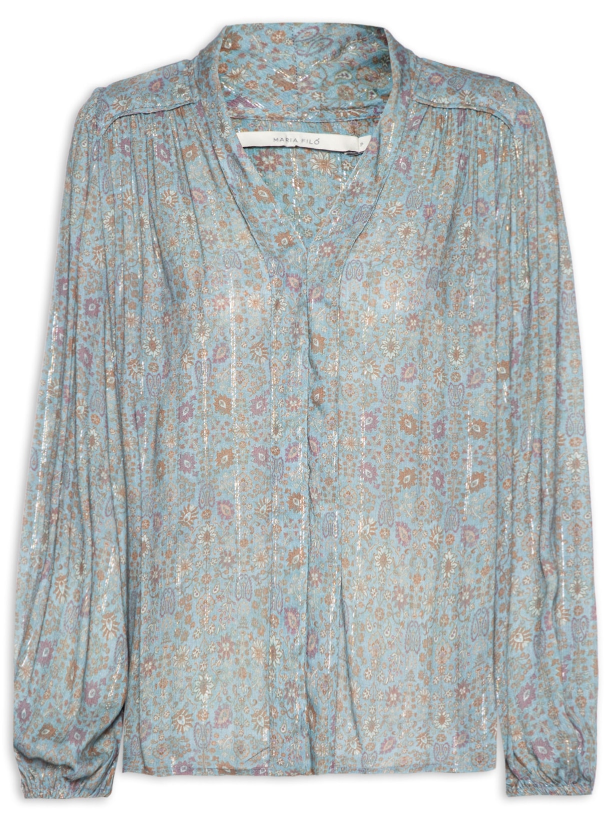 Blusa Feminina Estampa Sisal - Azul