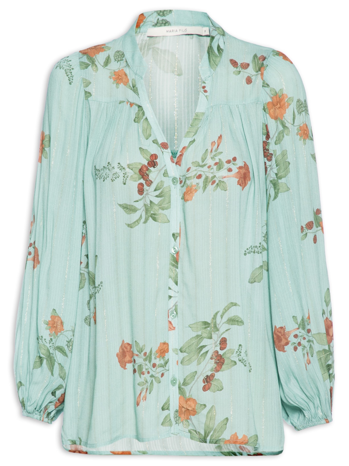 Blusa Feminina Estampa Zinia - Azul