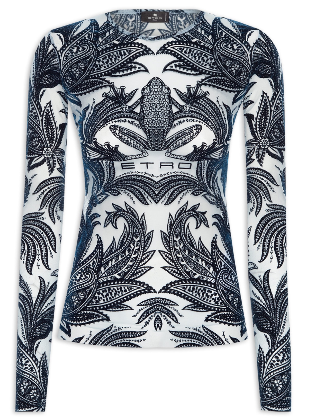 Blusa Feminina Estampada - Azul