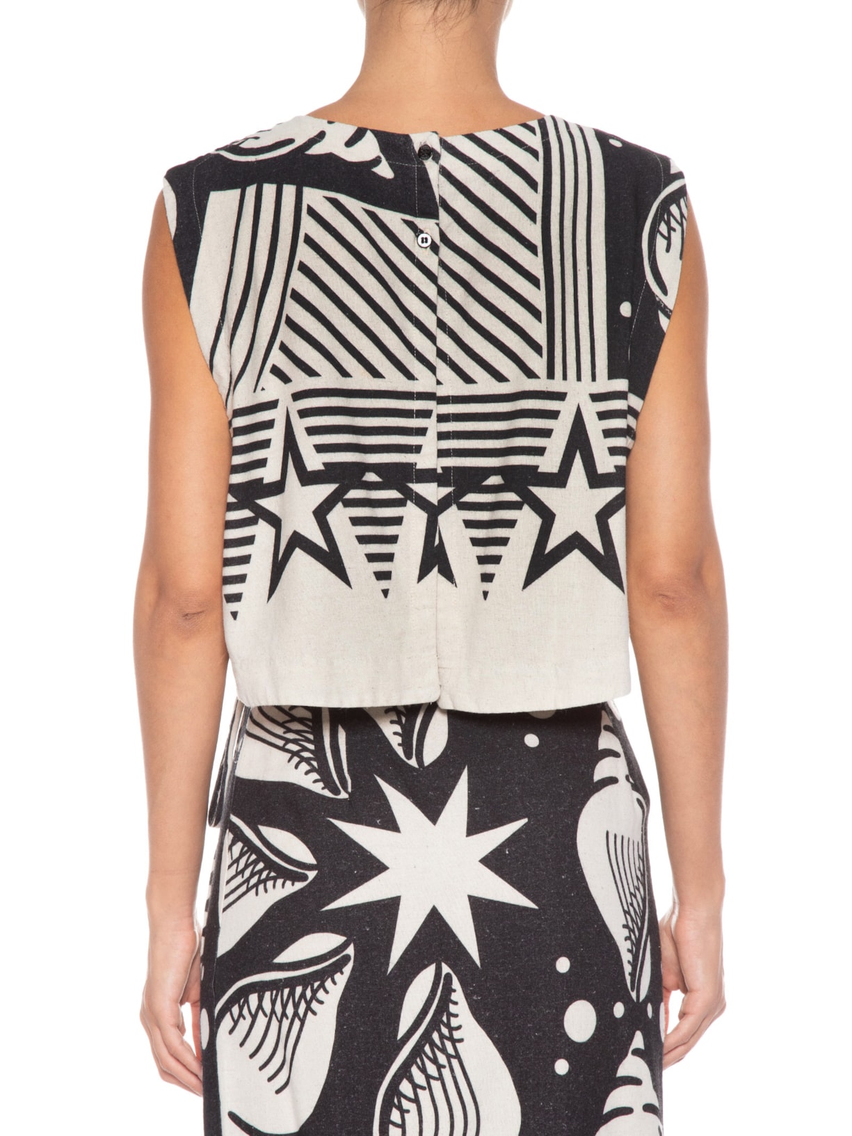 Blusa Feminina Estrela Búzios Preto Farm