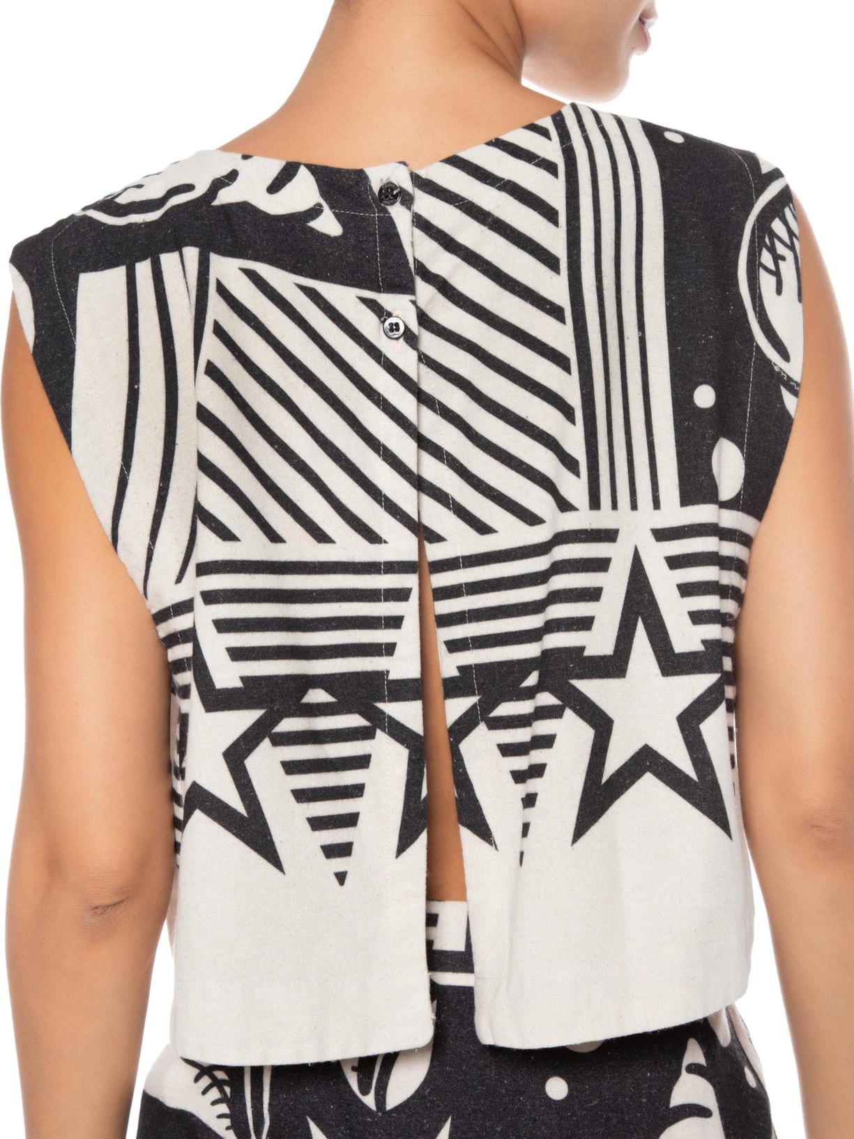 Blusa Feminina Estrela Búzios Preto Farm