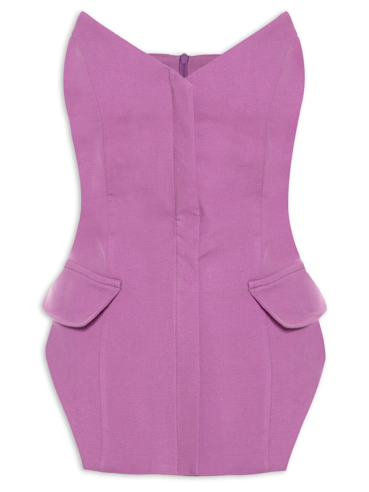 Blusa Feminina Estruturada Alfaiataria - Roxo