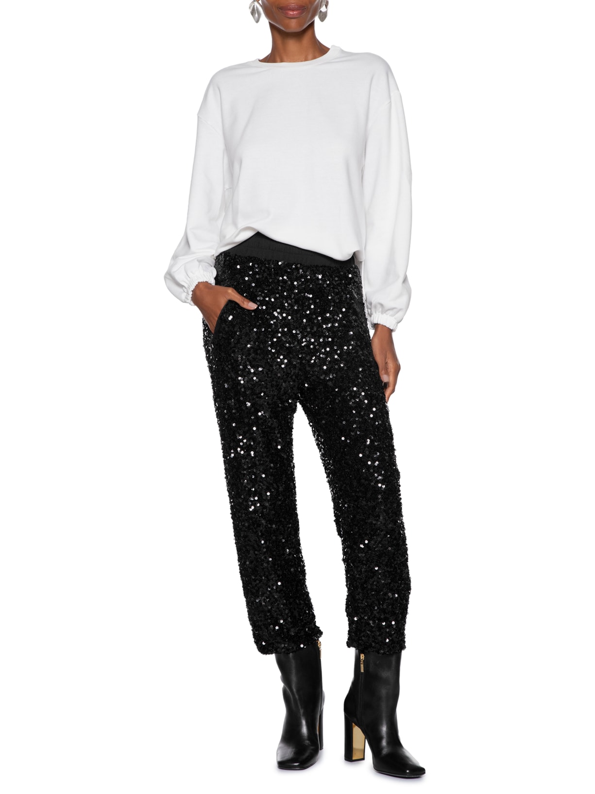 Blusa Feminina Favi Manga Longa Branco Le Lis