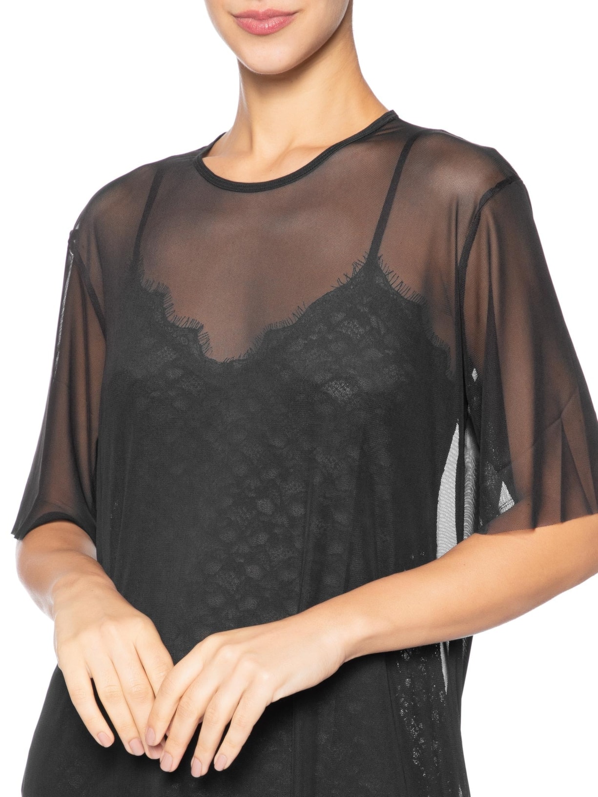 Blusa Feminina Fifi Preto Le Lis