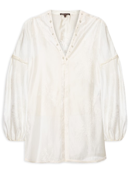 Blusa Feminina Fiori - Branco