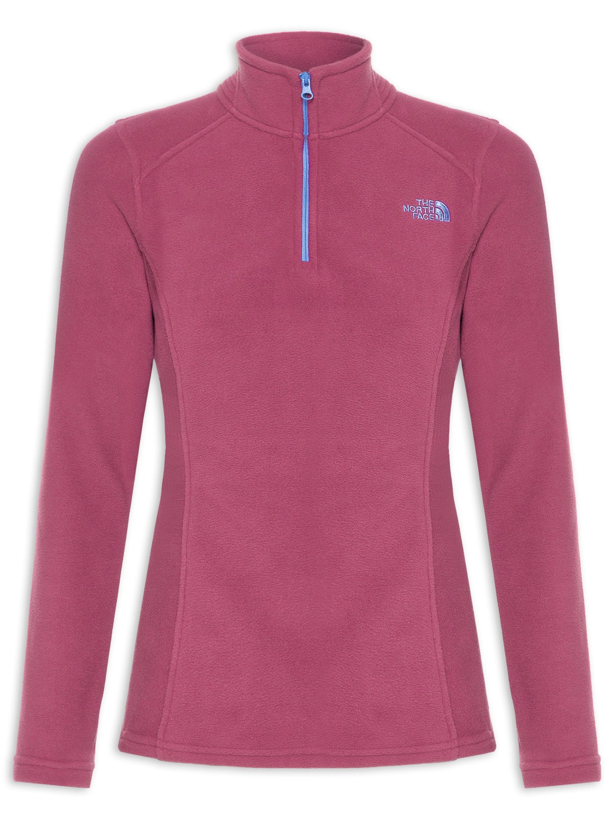 Blusa Feminina Fleece Glacier 1/4 Zip - Roxo