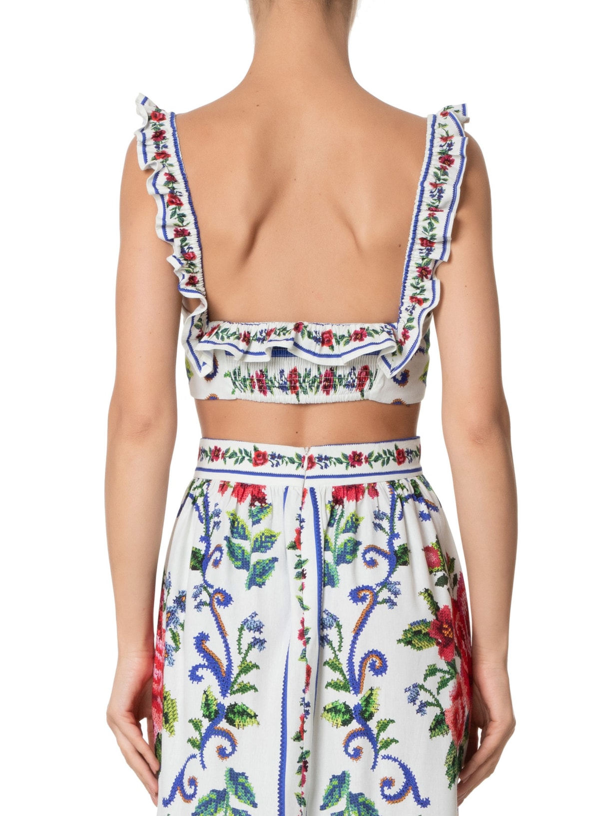 Blusa Feminina Flor Realeza Vermelho Farm