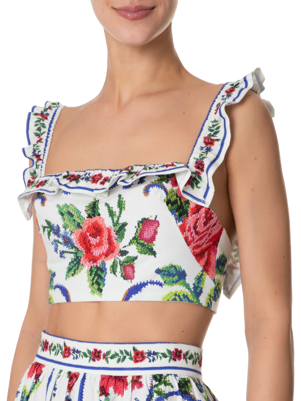 Blusa Feminina Flor Realeza Vermelho Farm