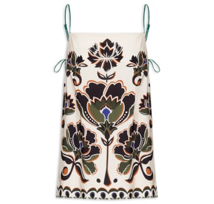 Blusa Feminina Floral Arabesque - Bege