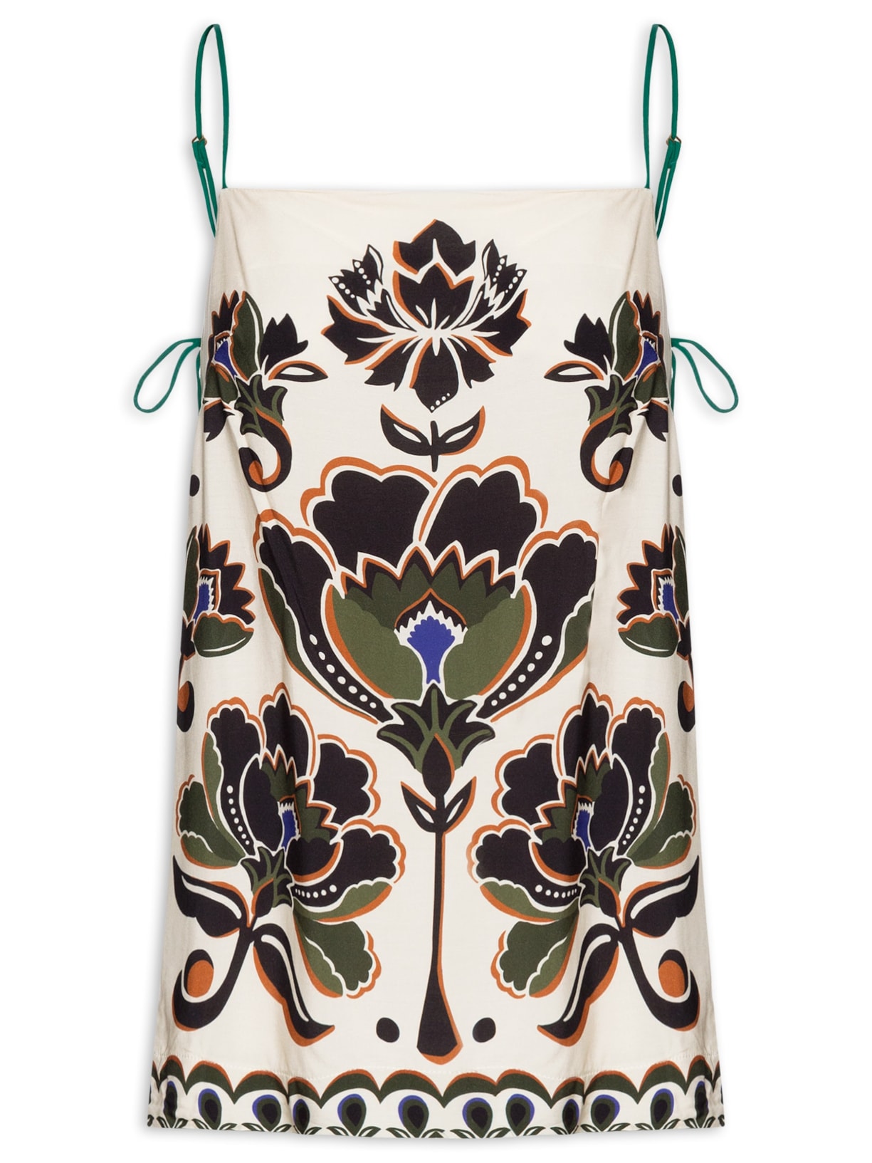 Blusa Feminina Floral Arabesque - Bege