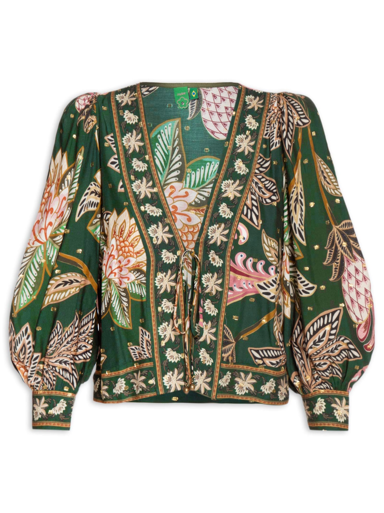 Blusa Feminina Floral Delhi - Verde