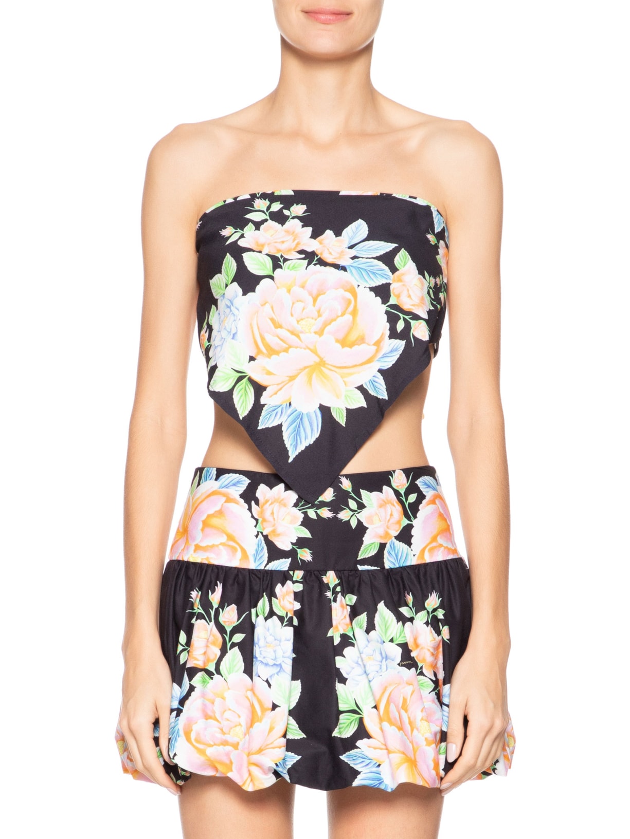 Blusa Feminina Floral Sofia Preto  Farm