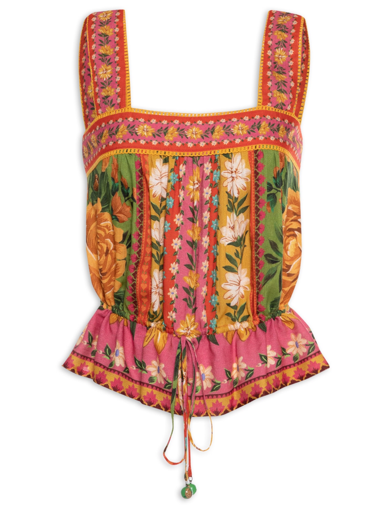 Blusa Feminina Flori Rosa Farm