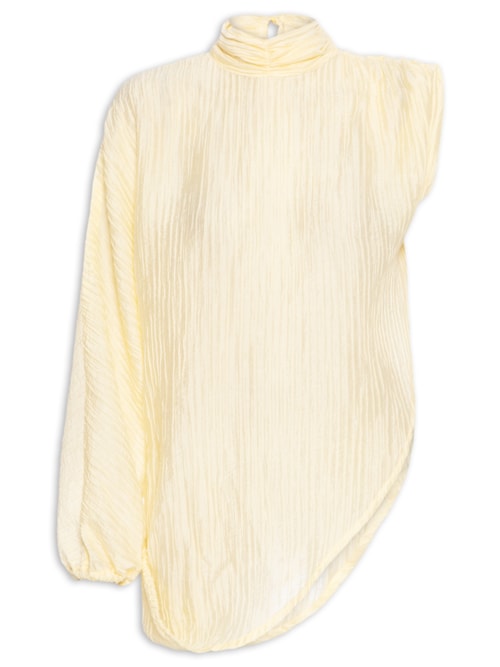Blusa Feminina Folha - Amarelo