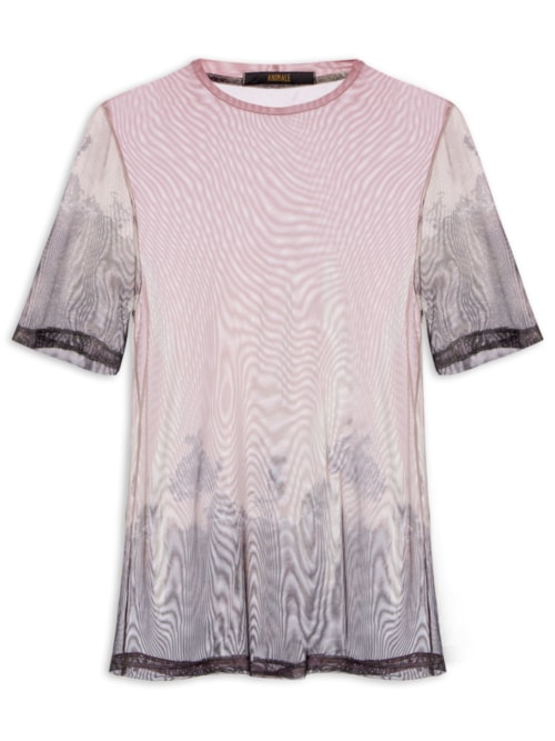 Blusa Feminina Fotográfico Selva Color – Rosa