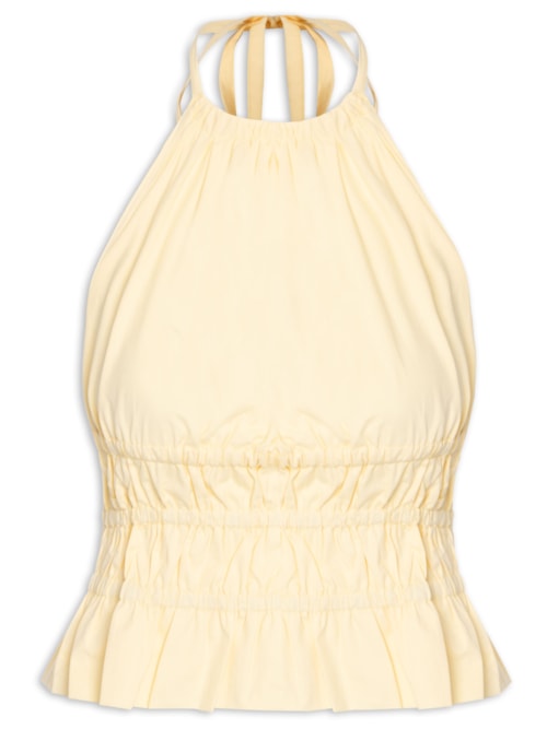 Blusa Feminina Frente Única - Amarelo