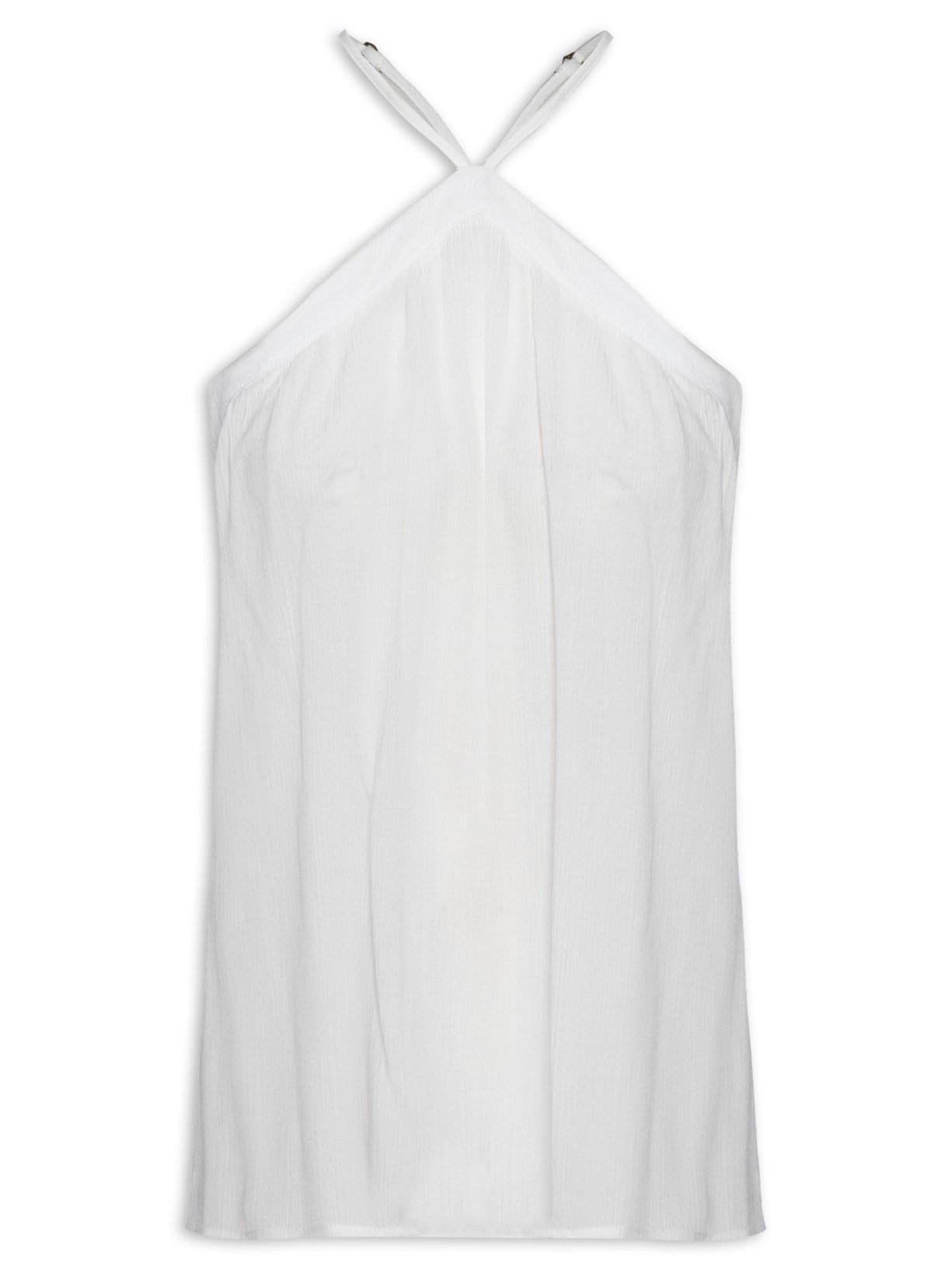 Blusa Feminina Frente Única - Branco