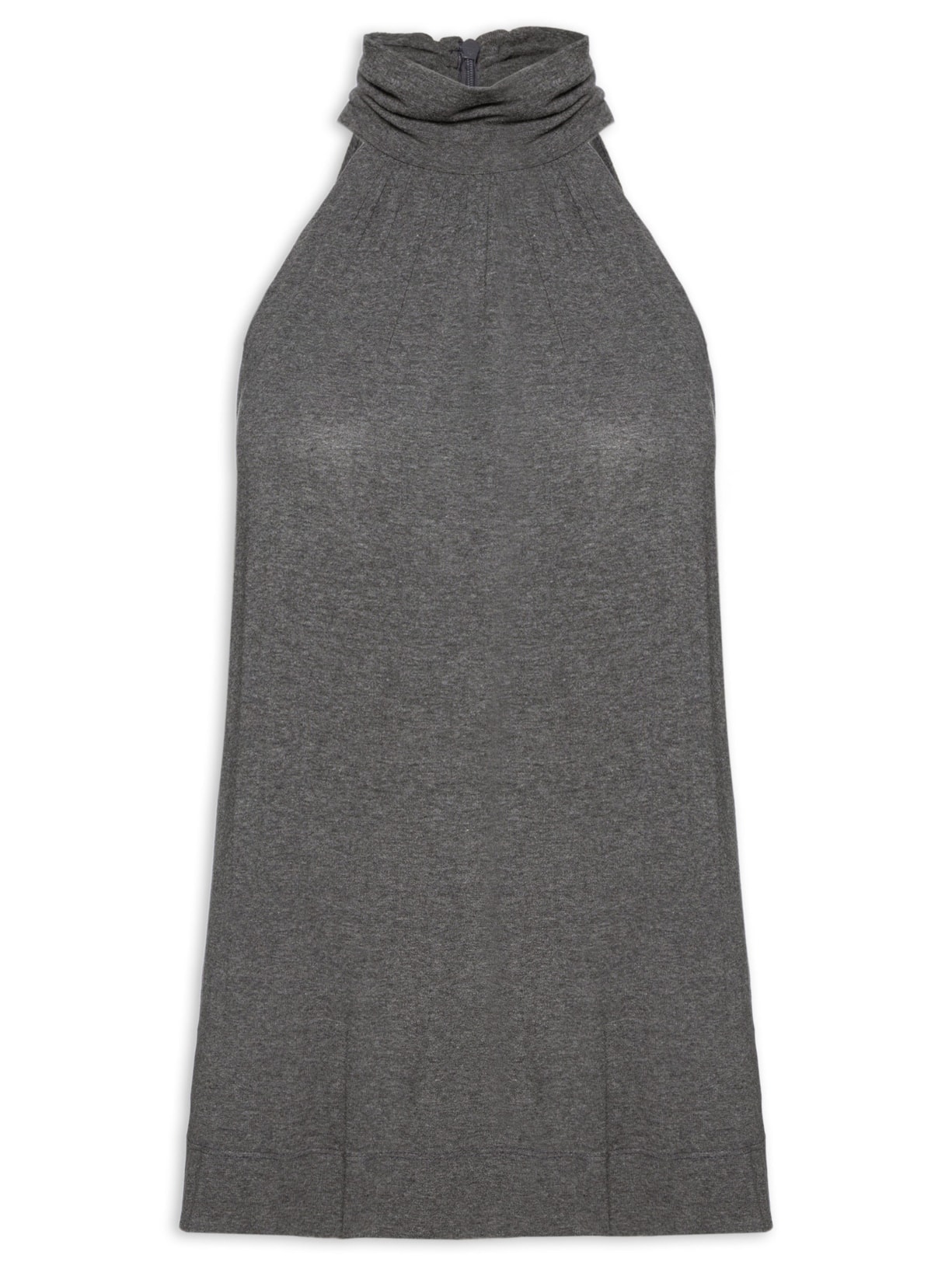 Blusa Feminina Frente Única - Cinza