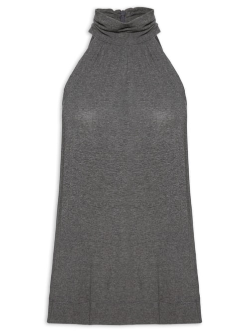 Blusa Feminina Frente Única - Cinza