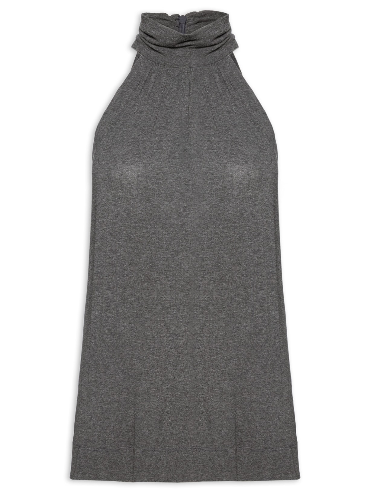 Blusa Feminina Frente Única - Cinza