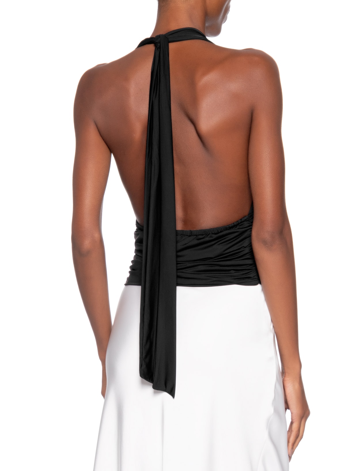 Blusa Feminina Frente Única Em Poliamida Preto Market 33