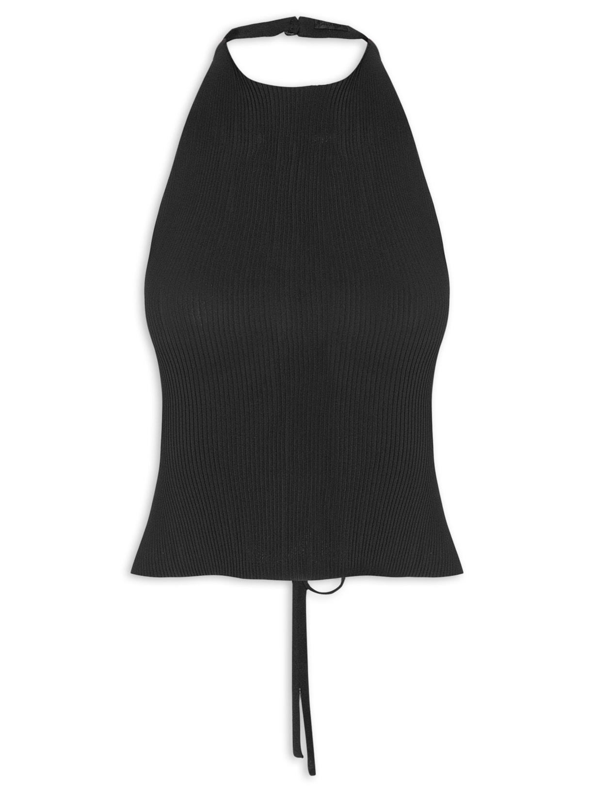 Blusa Feminina Frente Única Plissada - Preto