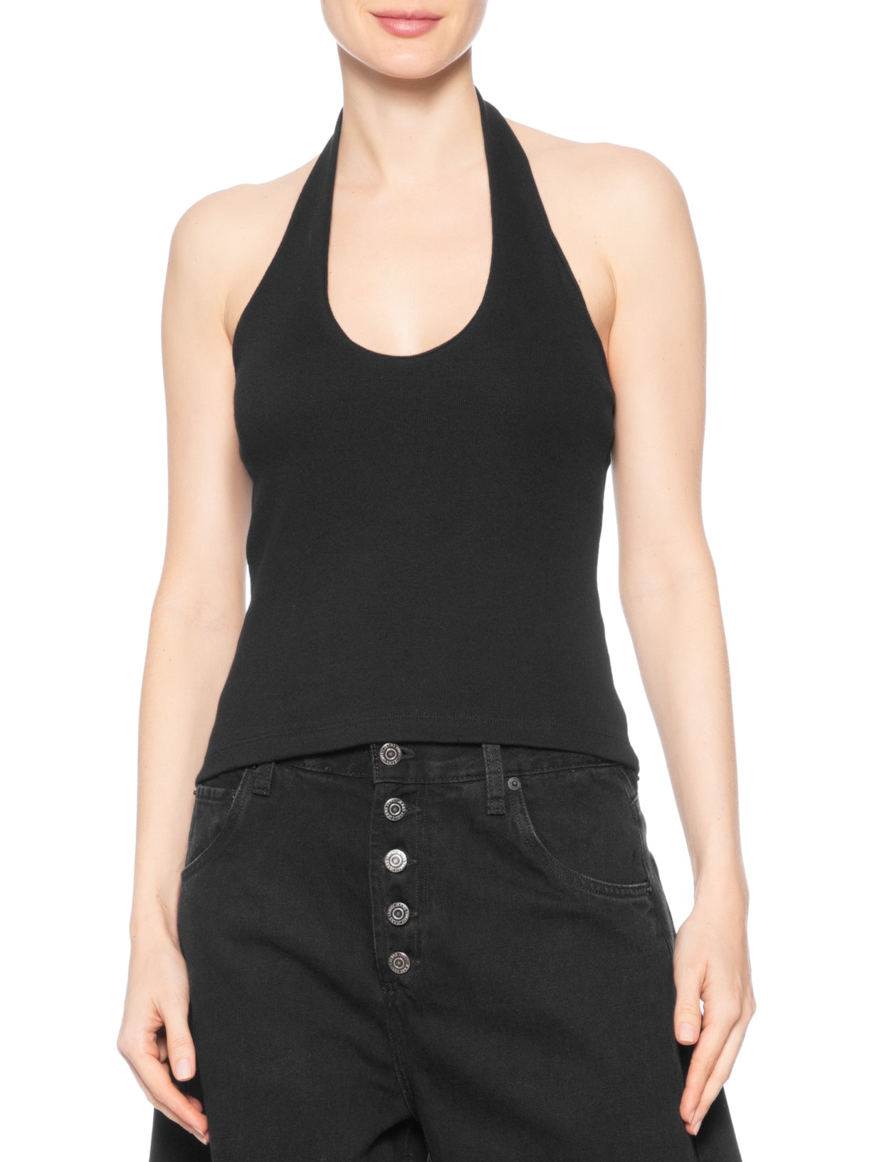 Blusa Feminina Frente Única Preto Animale Jeans