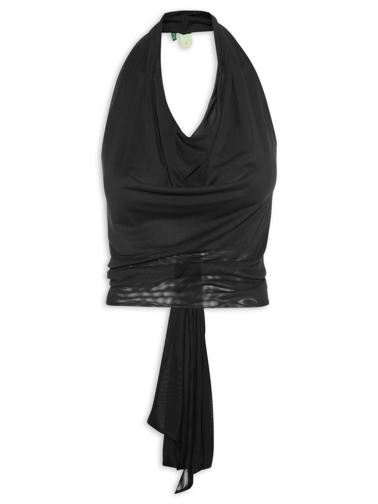 Blusa Feminina Frente Única Preto Farm