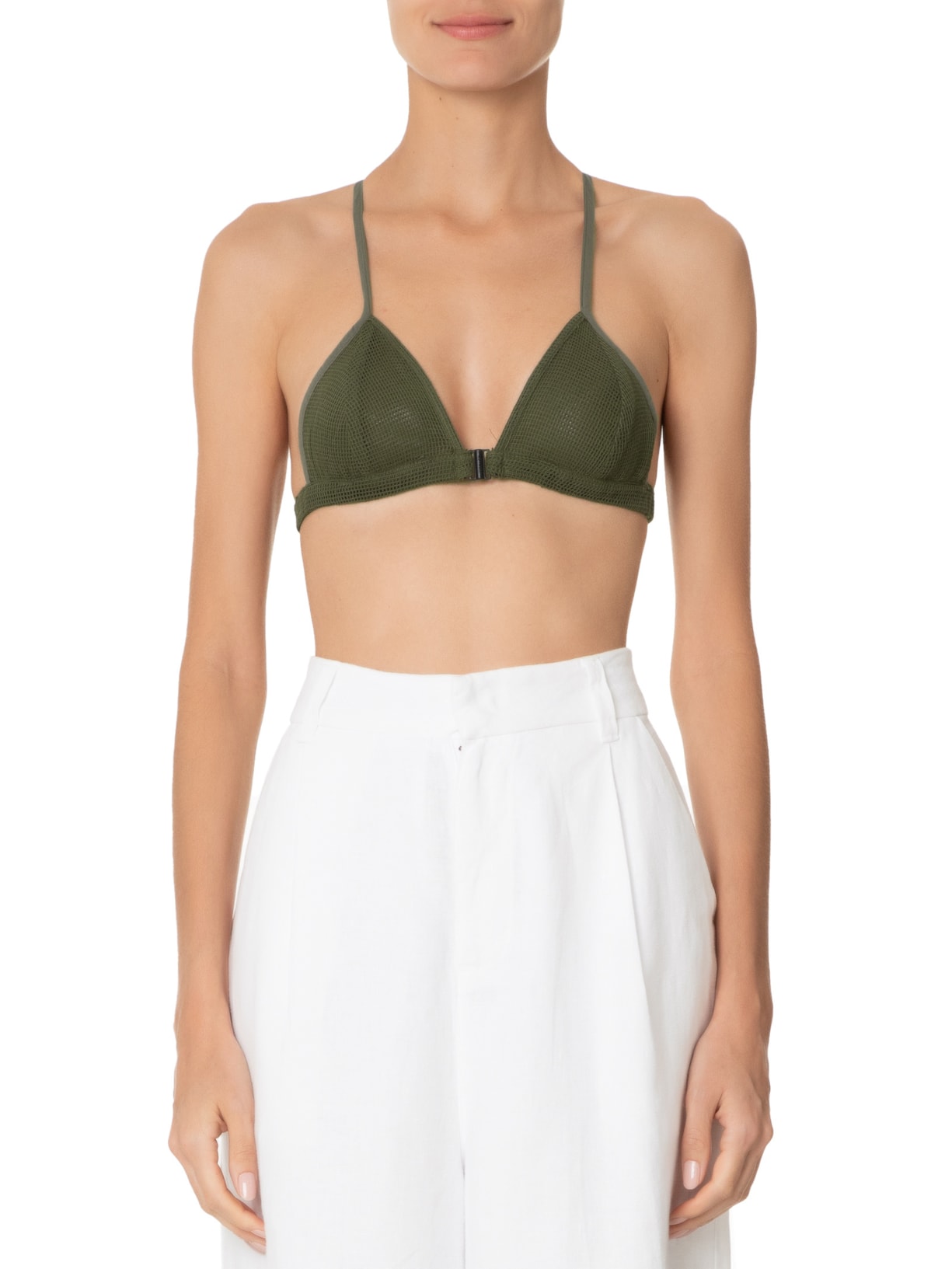 Blusa Feminina Frente Única Tela Verde Osklen