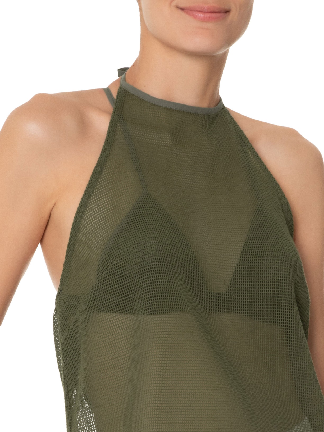 Blusa Feminina Frente Única Tela Verde Osklen