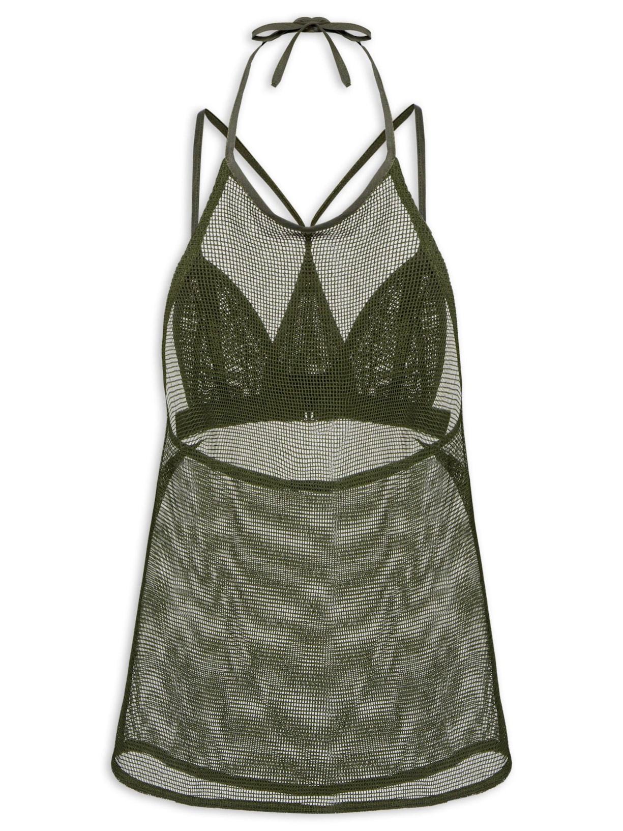 Blusa Feminina Frente Única Tela - Verde