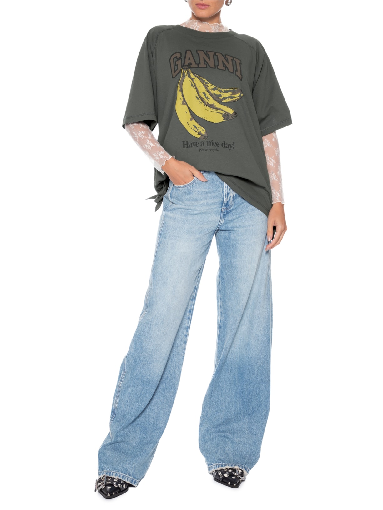 Blusa Feminina Future Heavy Jersey Raglan – Cinza Ganni
