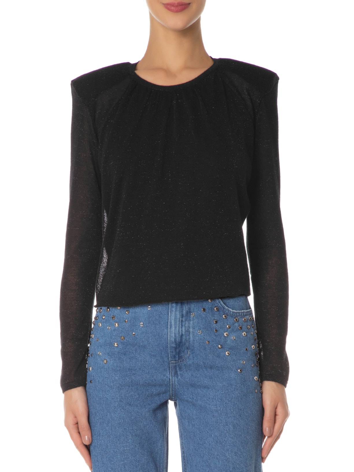 Blusa Feminina Gabi Preto Le Lis