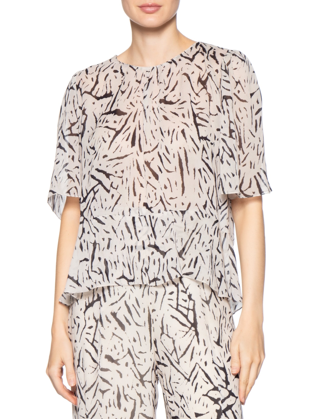 Blusa Feminina  Galhos Branco Animale