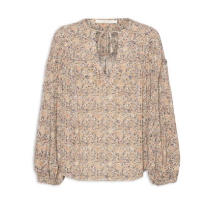 Blusa Feminina GGT Estampa Fable - Bege