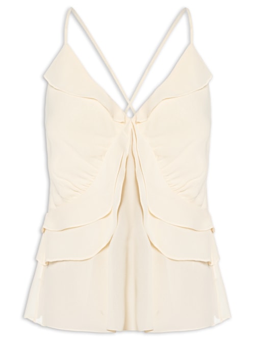 Blusa Feminina GGT Recortes - Amarelo