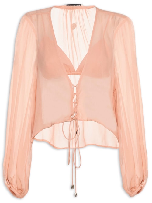 Blusa Feminina GGT Trançado Frente Feminina – Rosa