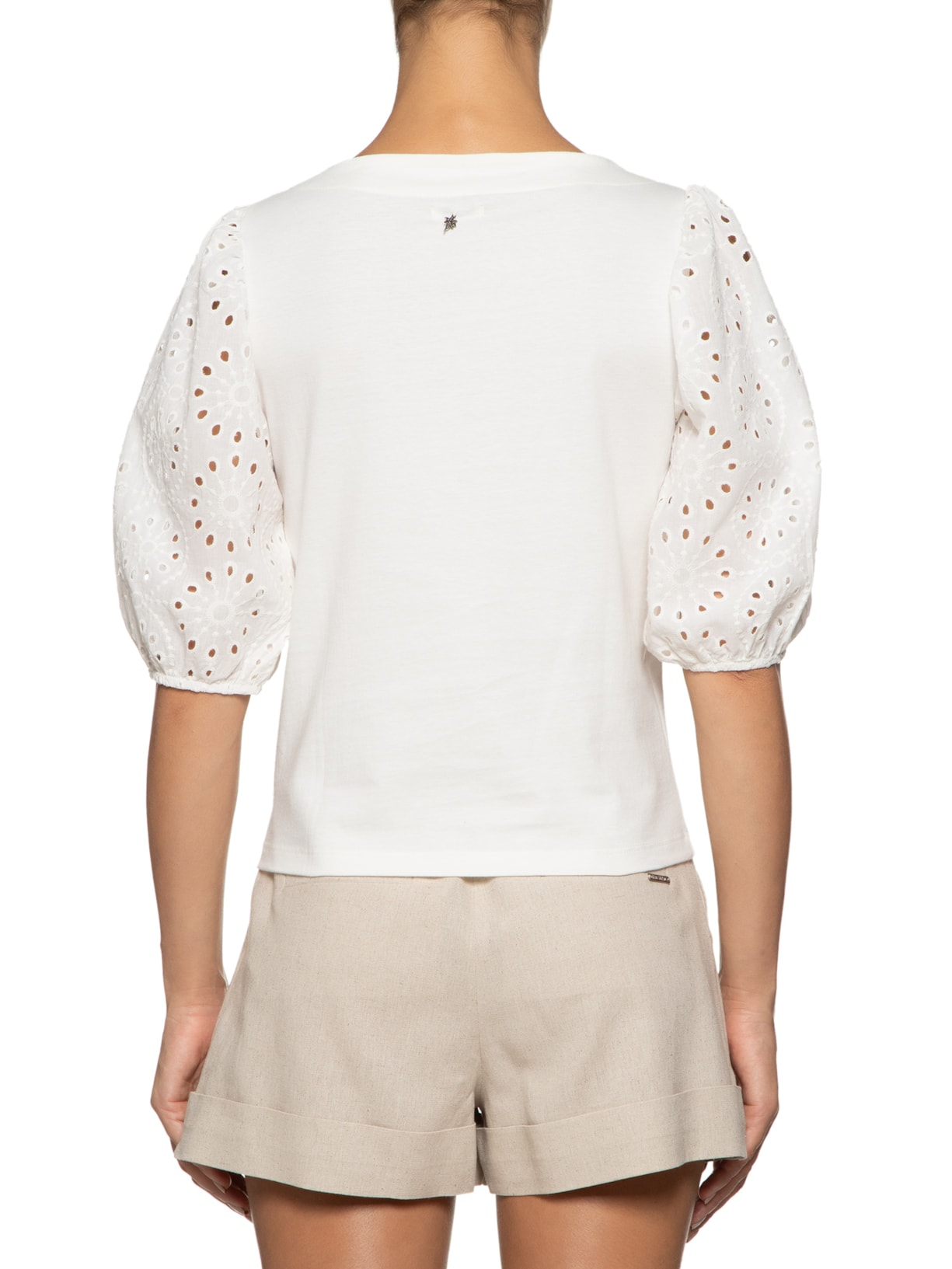 Blusa Feminina Giovana Off White Le Lis