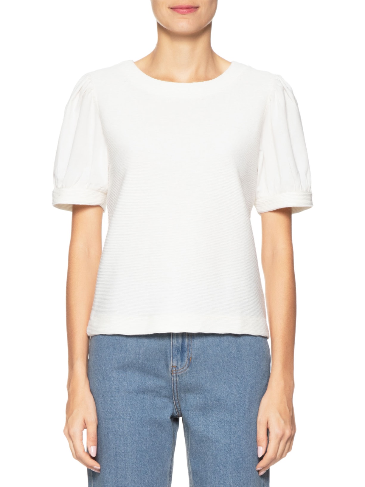 Blusa Feminina Gloria Off White Le Lis