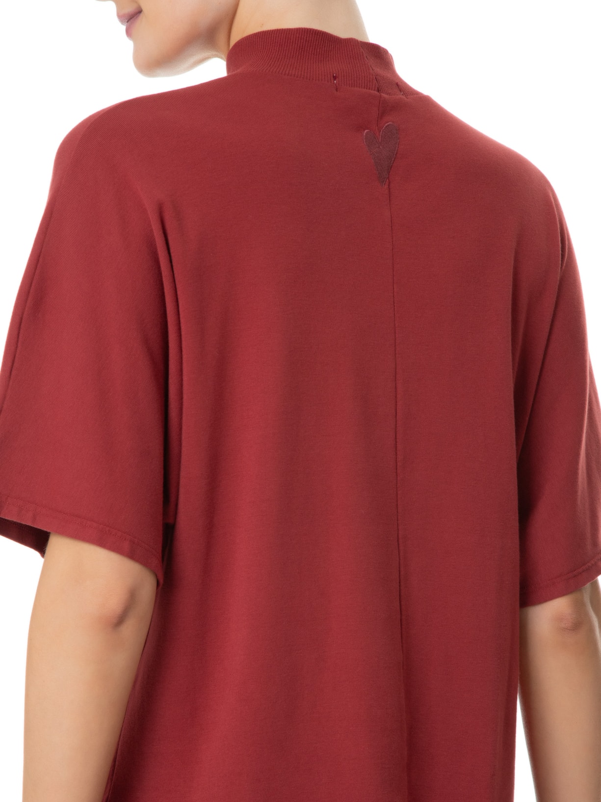 Blusa Feminina Gola Alta Catarina Vinho Twenty Four Seven